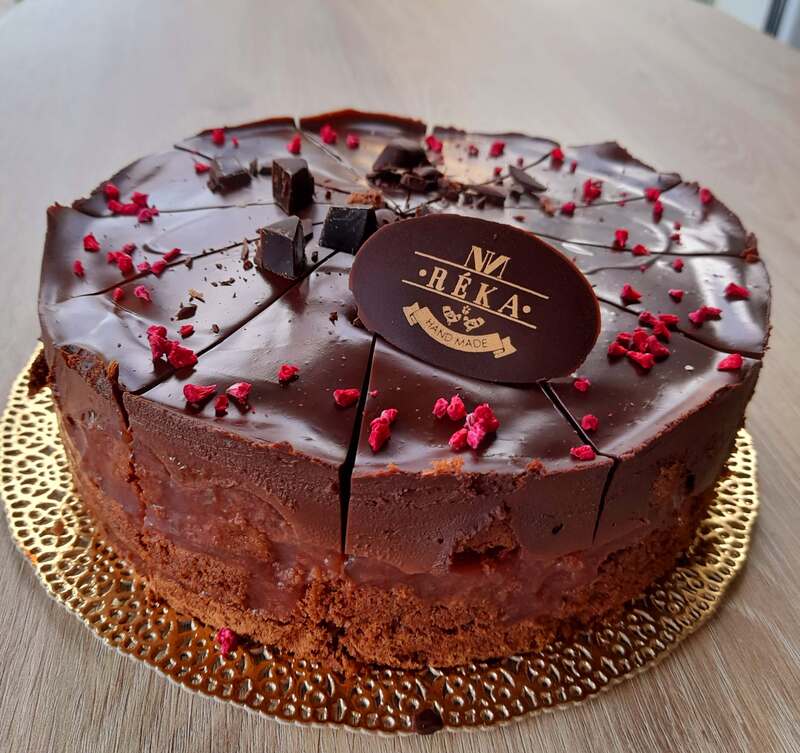 handmade chocolate cake